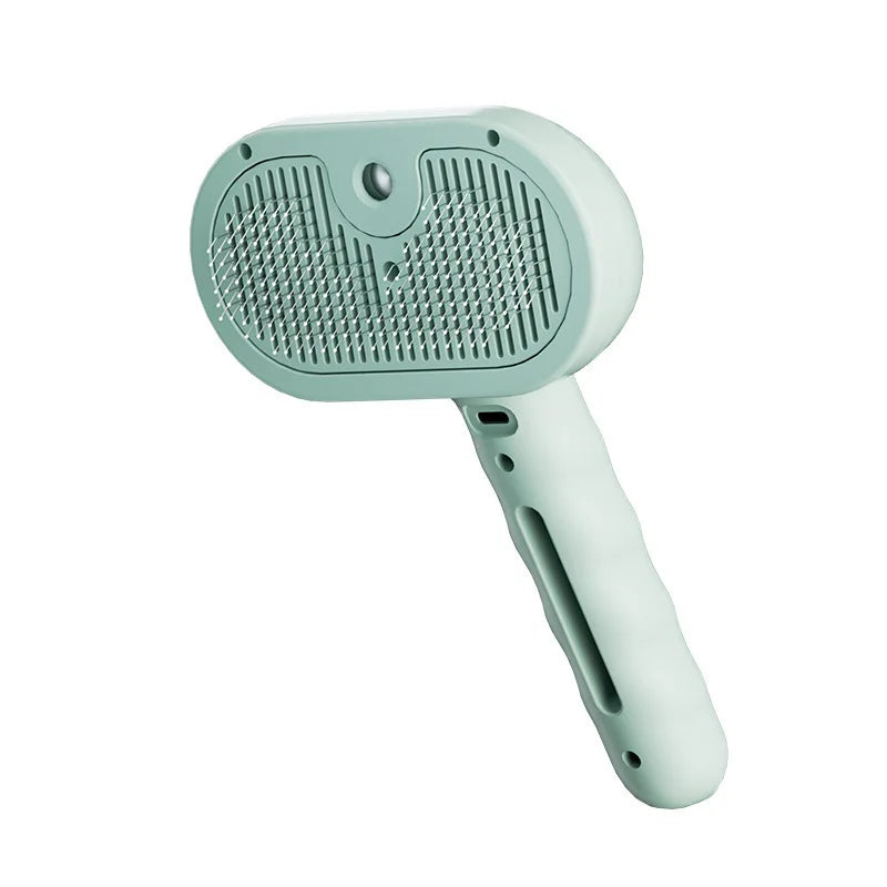 Belinana steamy massage comb for dogs and cats with ergonomic handle and fine bristles